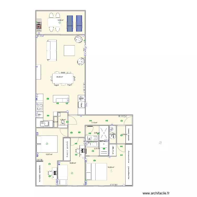 Santa Barbara Cotes V14. Plan de 