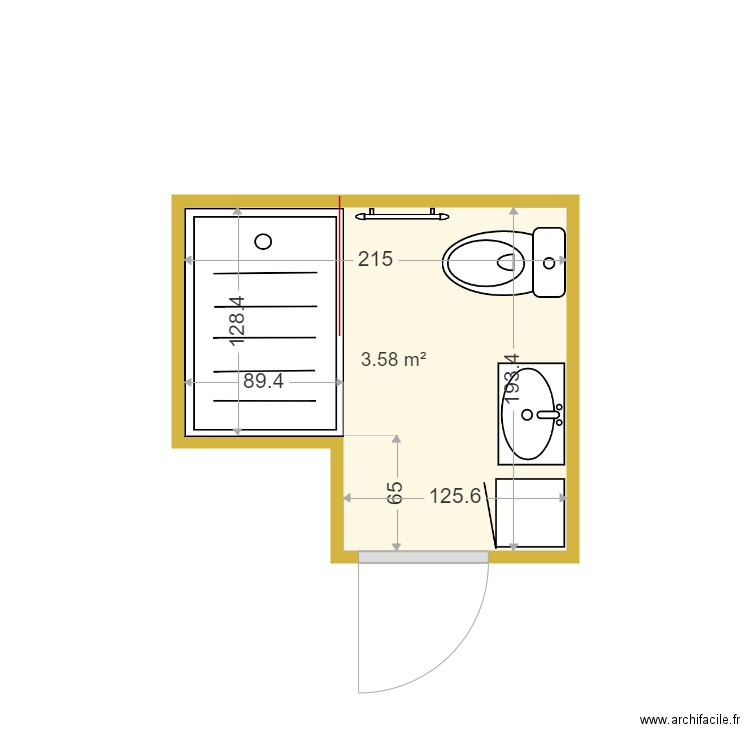 girond rdc. Plan de 0 pièce et 0 m2