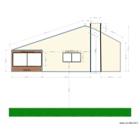 Plan facade Sud Après