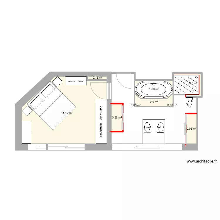 Chagneau 1. Plan de 