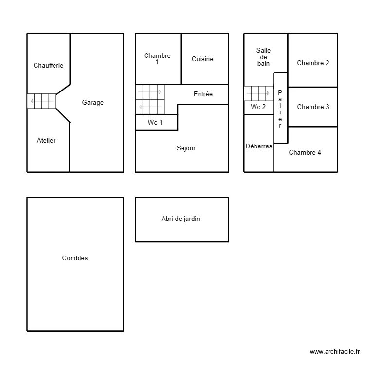 TREGUNC MORVAN. Plan de 