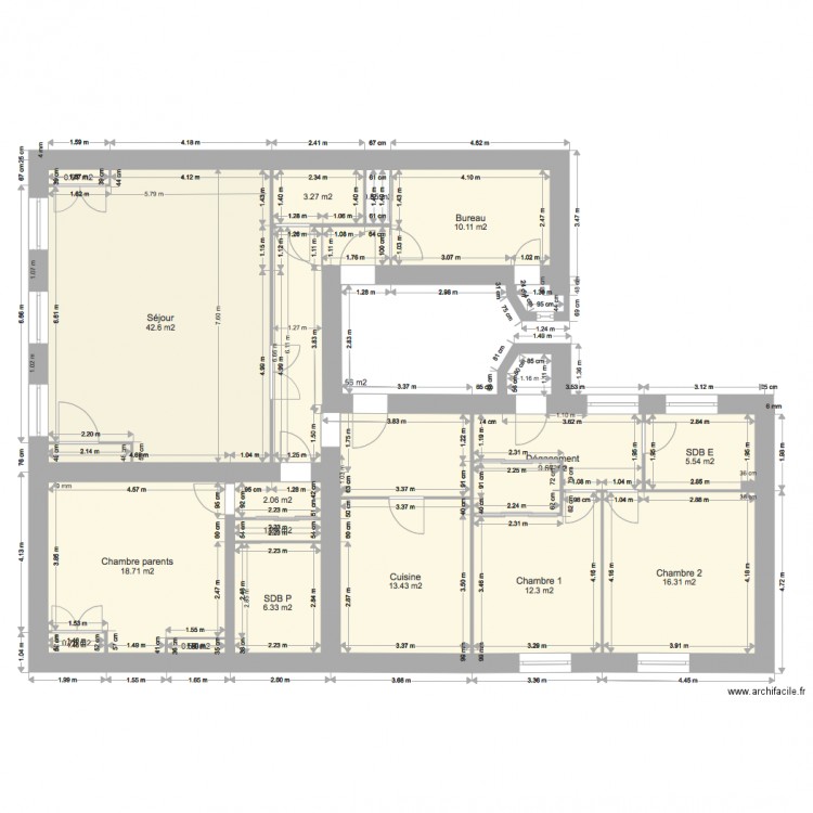 ROULLE3. Plan de 0 pièce et 0 m2