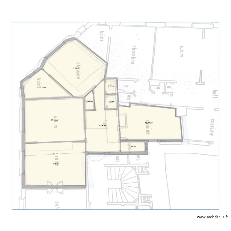 DEGAS. Plan de 0 pièce et 0 m2