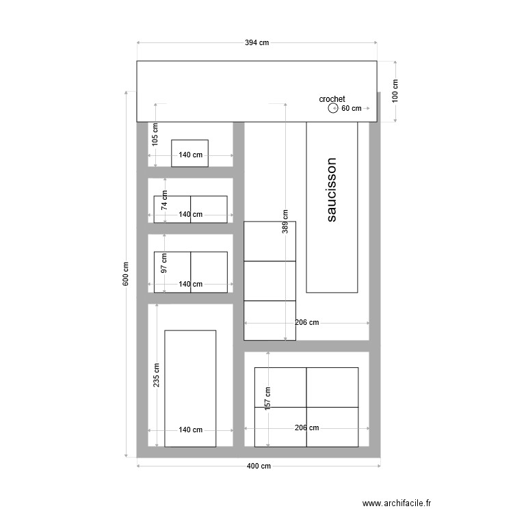 epicerie 1745. Plan de 0 pièce et 0 m2