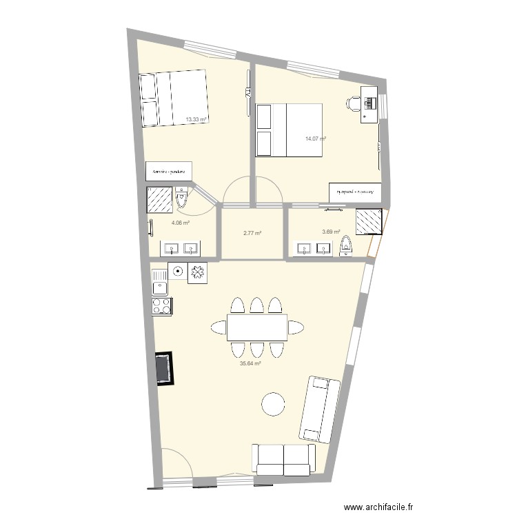 Saint Paul 5. Plan de 0 pièce et 0 m2