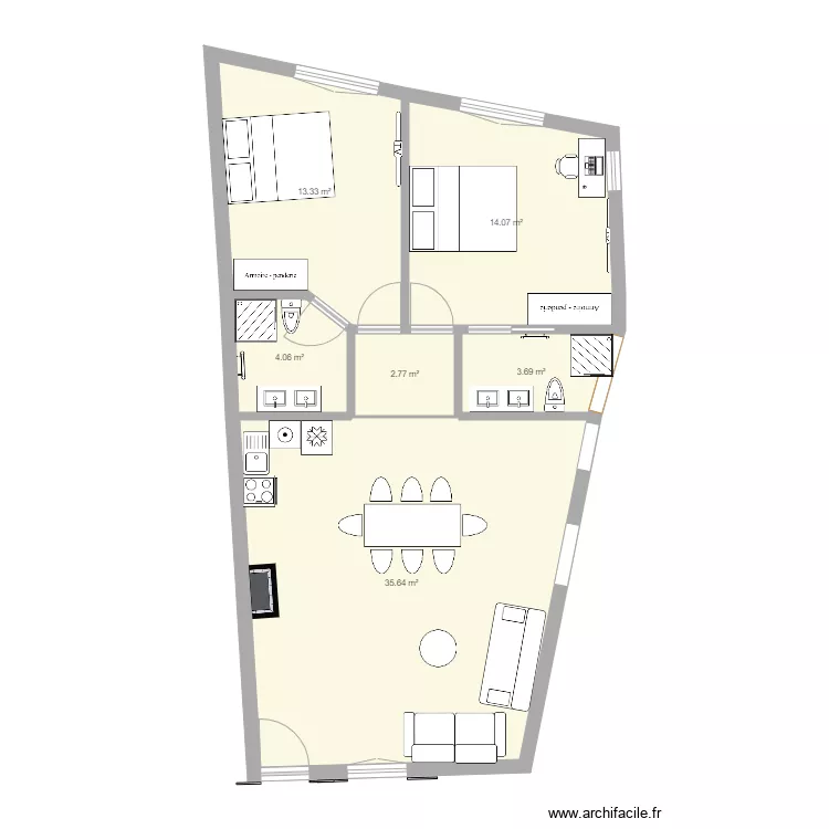 Saint Paul 5. Plan de 