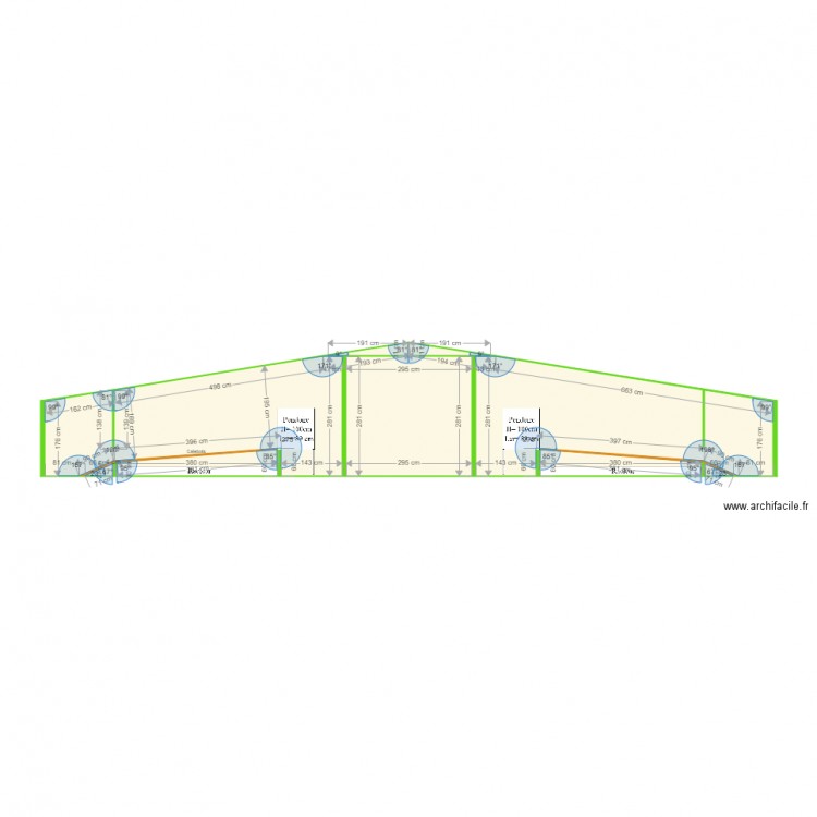 plan coupe poulailer. Plan de 0 pièce et 0 m2