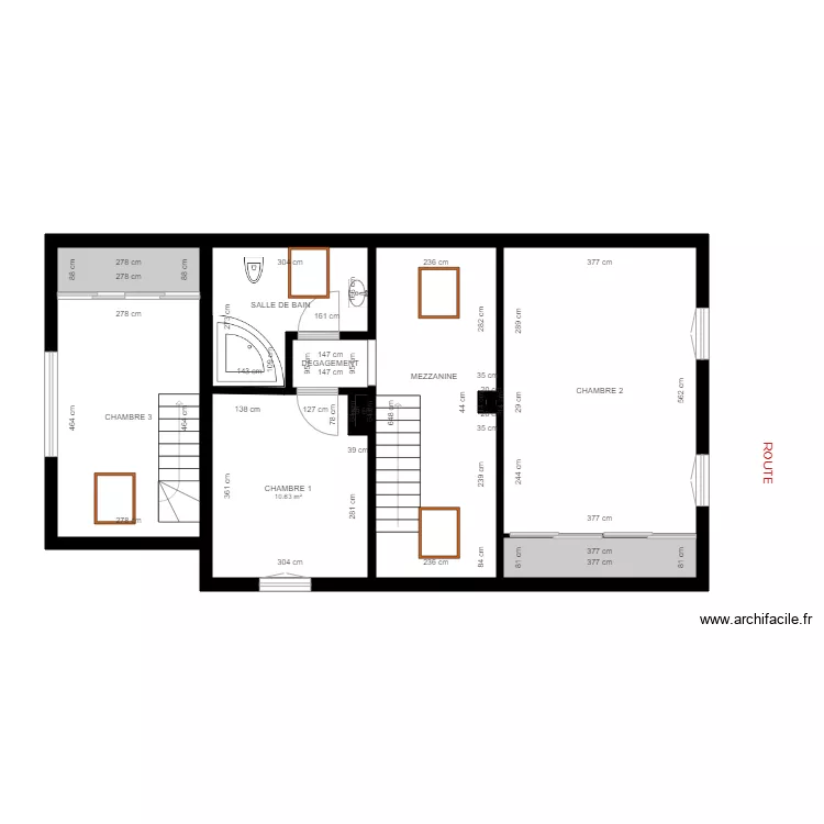 BI 10000 ETAGE. Plan de 