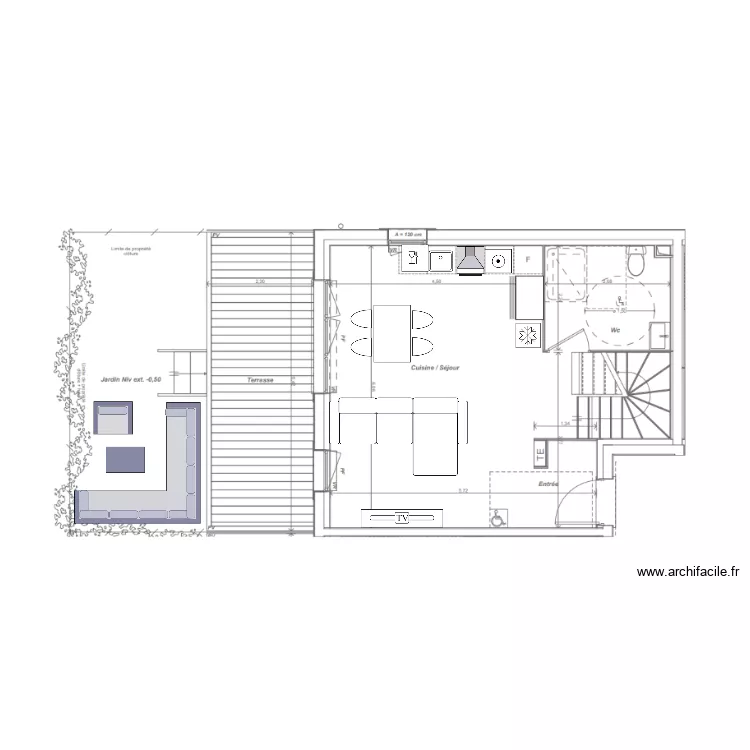 Chez Man. Plan de Chez Man. Plan de