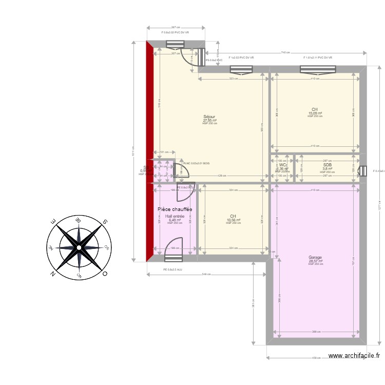Rawy. Plan de 0 pièce et 0 m2