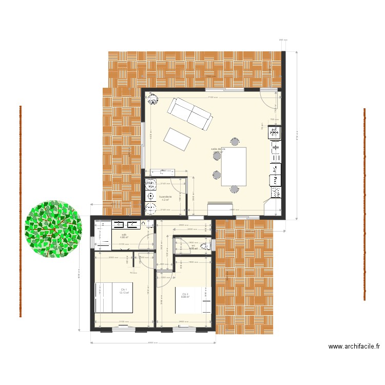 Plan 2. Plan de 0 pièce et 0 m2