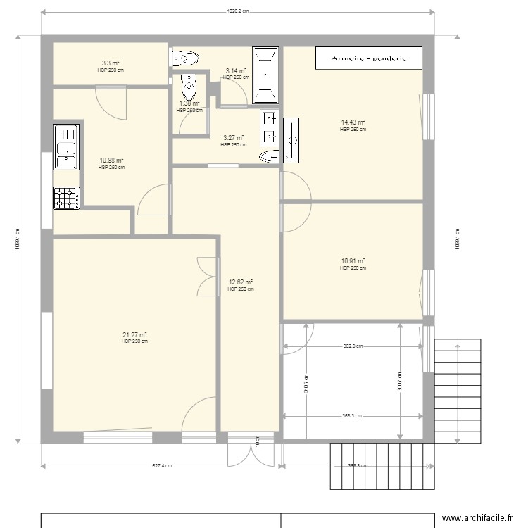 v tgh . Plan de 0 pièce et 0 m2
