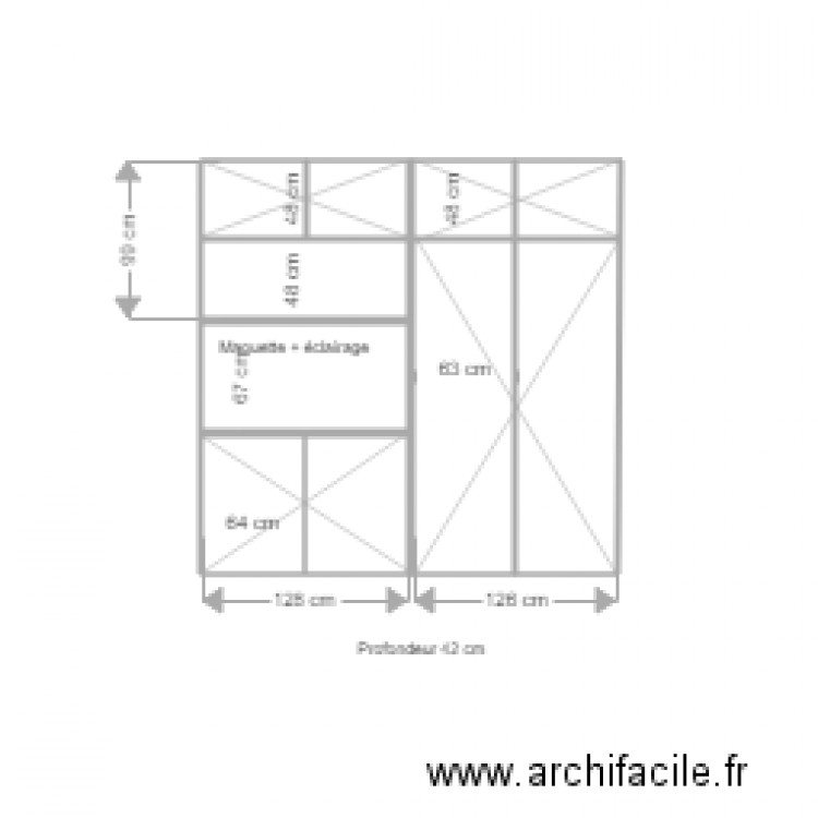 Niogret placard entrée en 42 version 3. Plan de 0 pièce et 0 m2