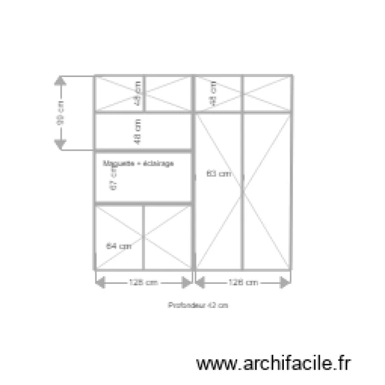 Niogret placard entr&eacute;e en 42 version 3. Plan de 