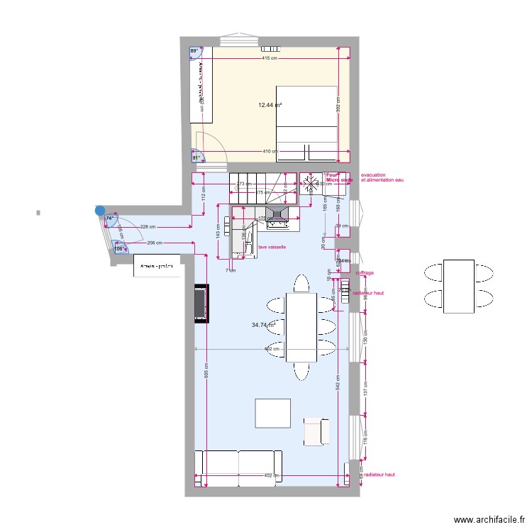 plan 1 . Plan de 0 pièce et 0 m2