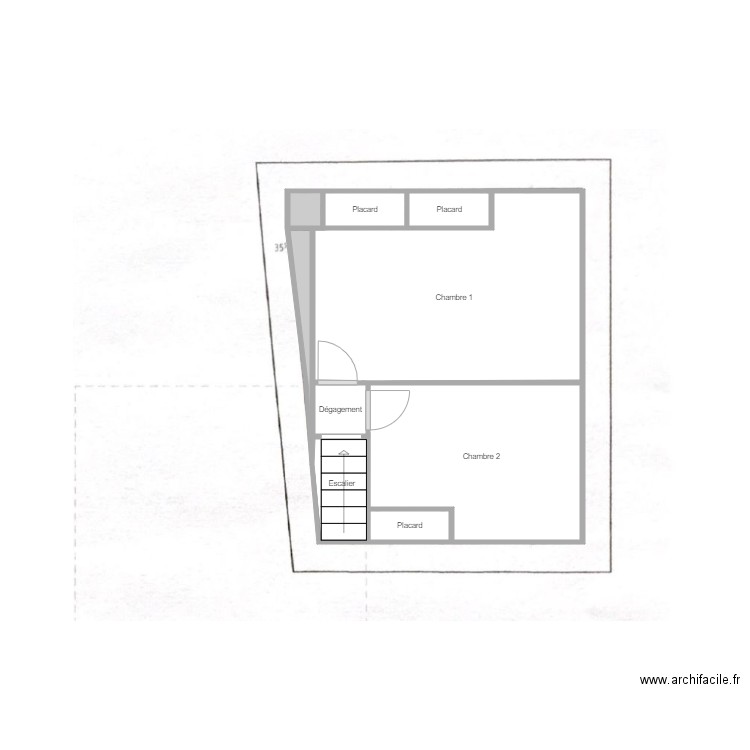 NIOGRET N1. Plan de 9 pièces et 17 m2