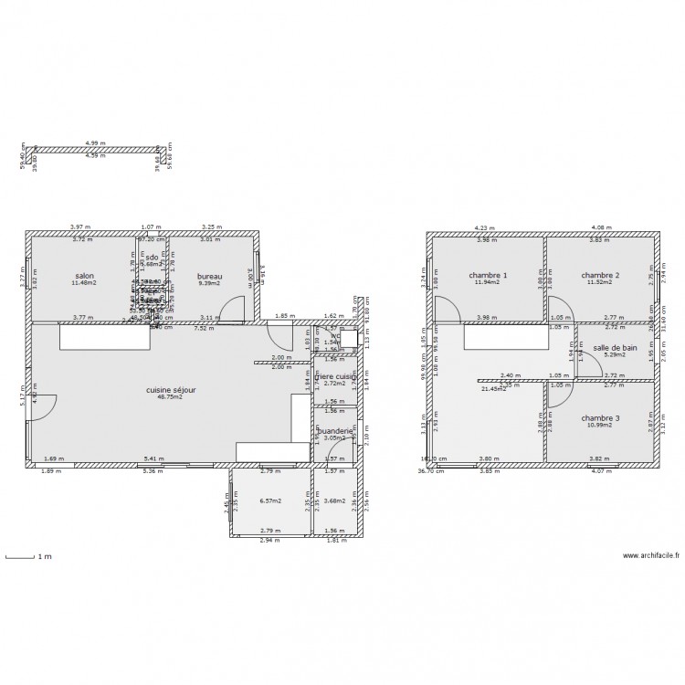 pc pierrot rectificatiftif 2 cotes. Plan de 0 pièce et 0 m2