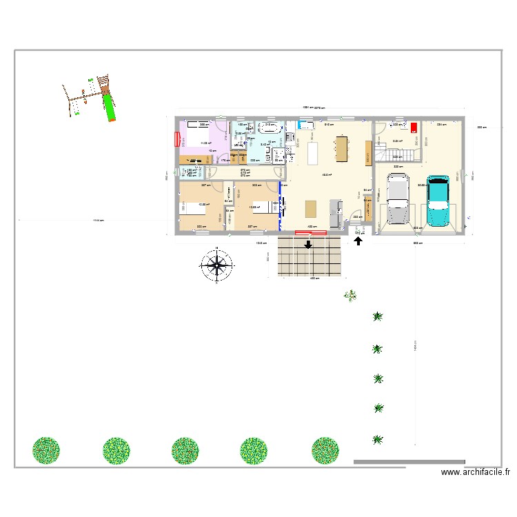 MAISON  FONTAINE TEST ESCALIER 2. Plan de 0 pièce et 0 m2