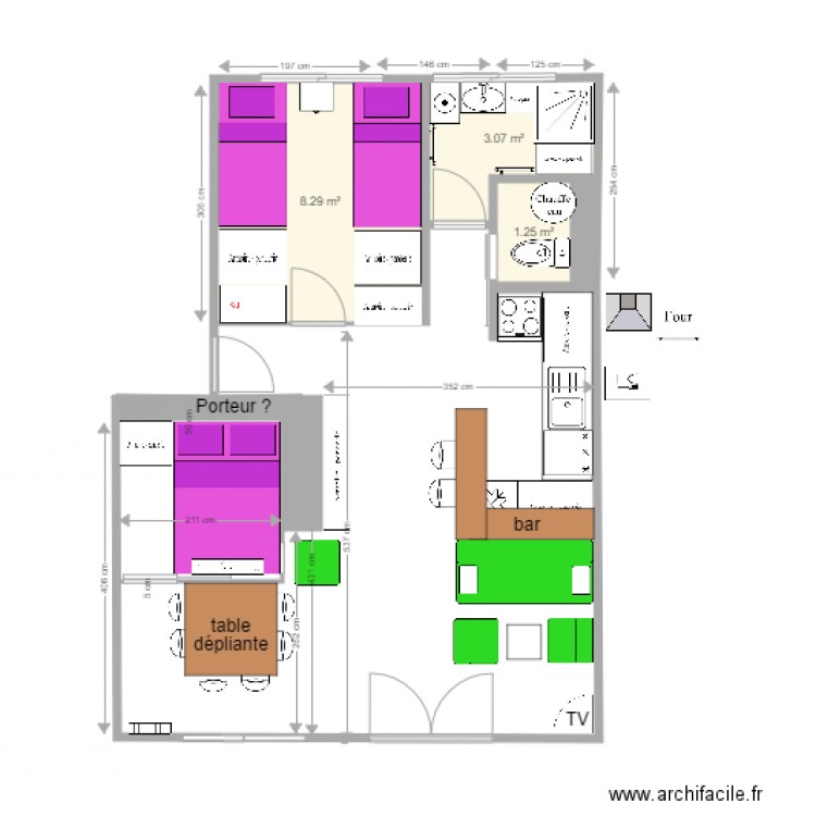 Chamrousse plan 13. Plan de 0 pièce et 0 m2