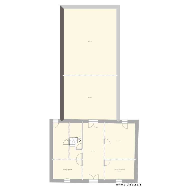 ecole 1 apres. Plan de 0 pièce et 0 m2