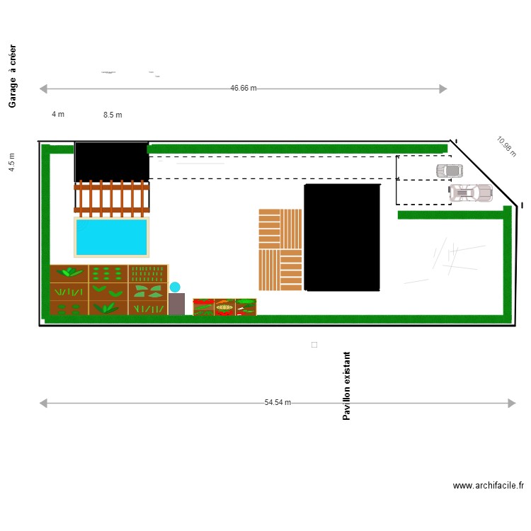 jardin mathieu 3. Plan de 0 pièce et 0 m2