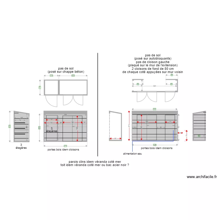 abris outils et meubles jardin 2022 02 07a. Plan de 