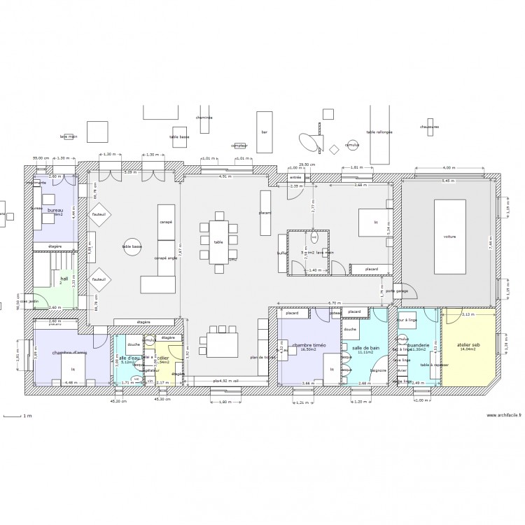 tres grd changement. Plan de 0 pièce et 0 m2