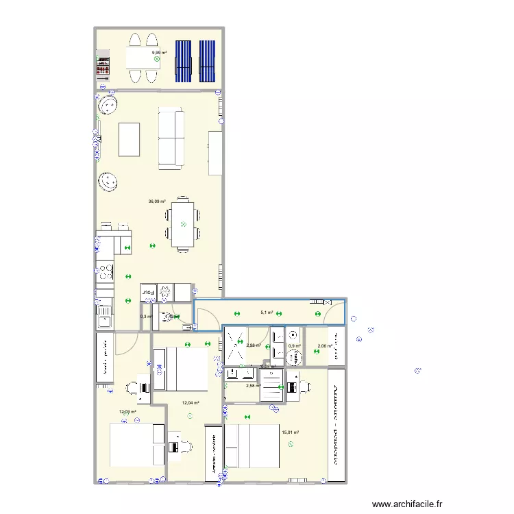 Santa Barbara Cotes V10. Plan de 