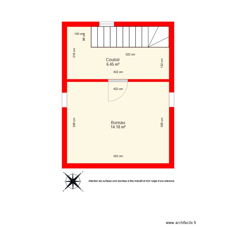 BI 4513 2eme étage coté. Plan de 0 pièce et 0 m2