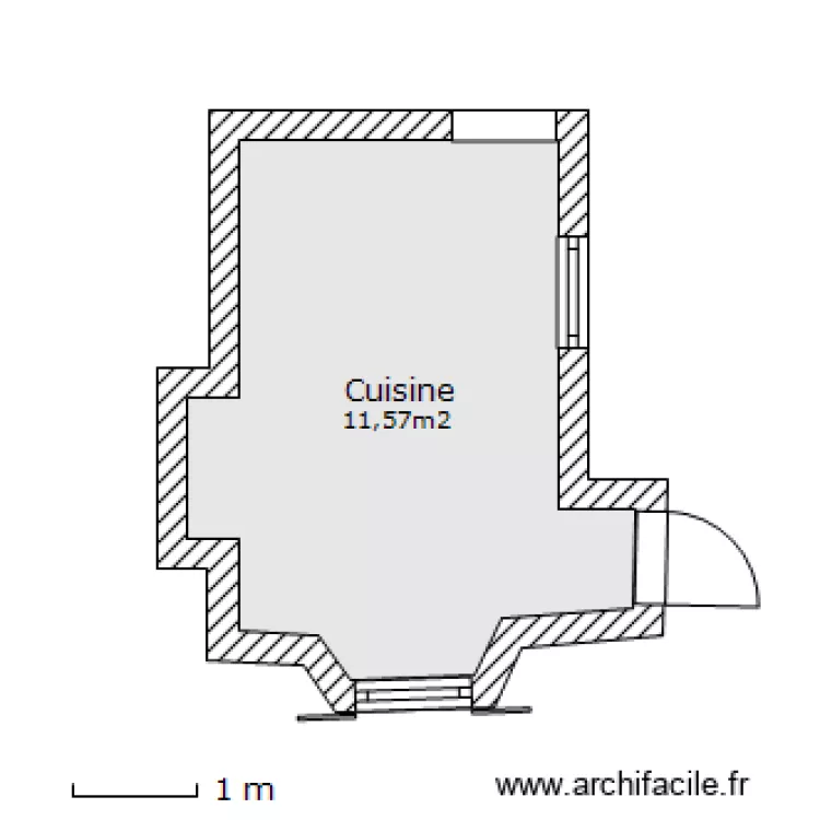 Cuisine. Plan de 
