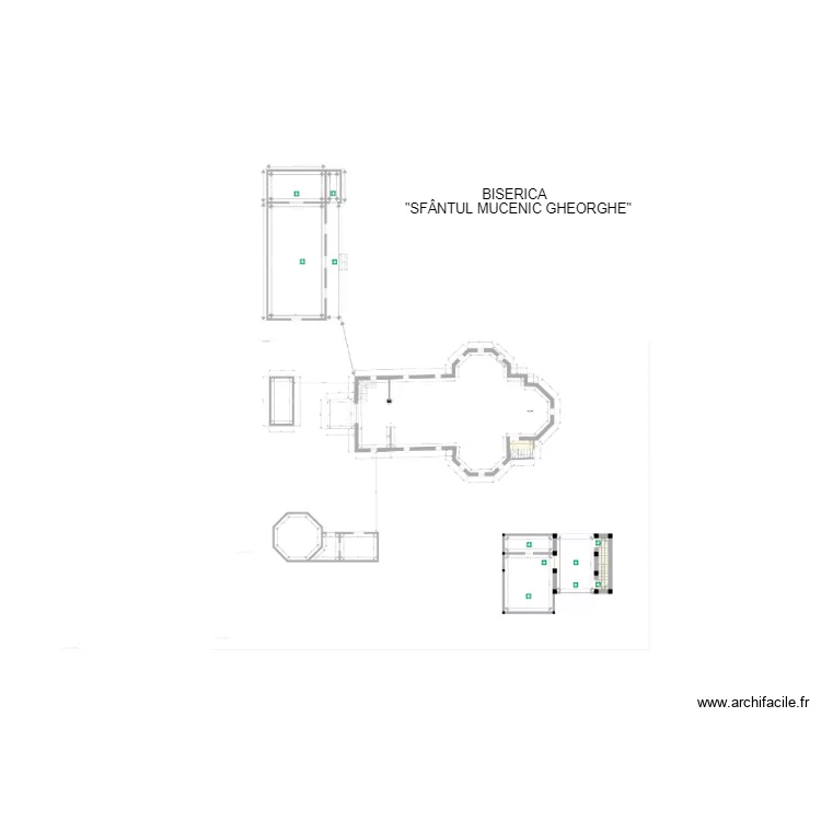 BISERICA A. Plan de 