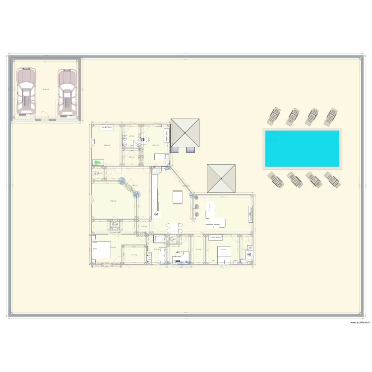 maison chouchou. Plan de maison chouchou. Plan de