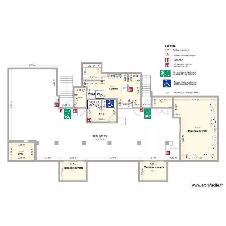 rooftop sunset securit&eacute;. Plan de 