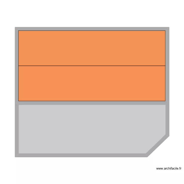 AUMONT - LE NEUBOURG. Plan de 