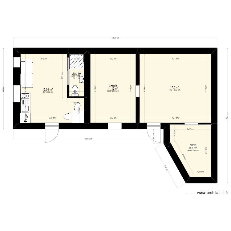 BMA - Projet 2. Plan de 0 pièce et 0 m2