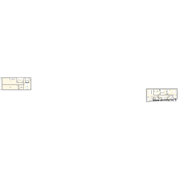 etage 1 vmc. Plan de 20 pièces et 329 m2