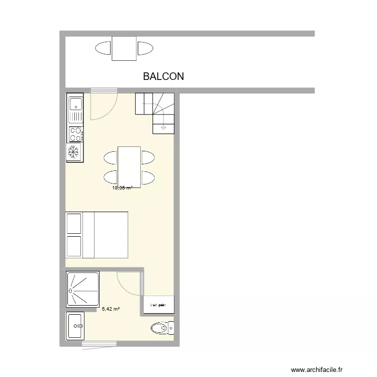 Gite MIRO new. Plan de 