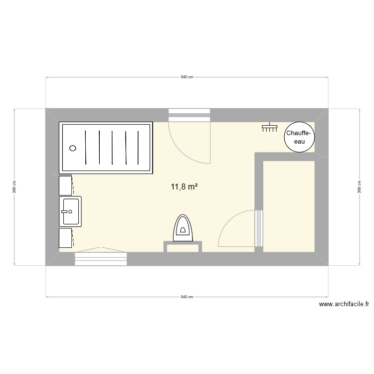 SDB . Plan de 0 pièce et 0 m2