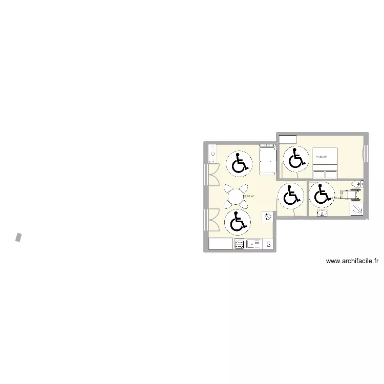 plan. Plan de 3 et 44 m² plan. Plan de 3 et 44 m²