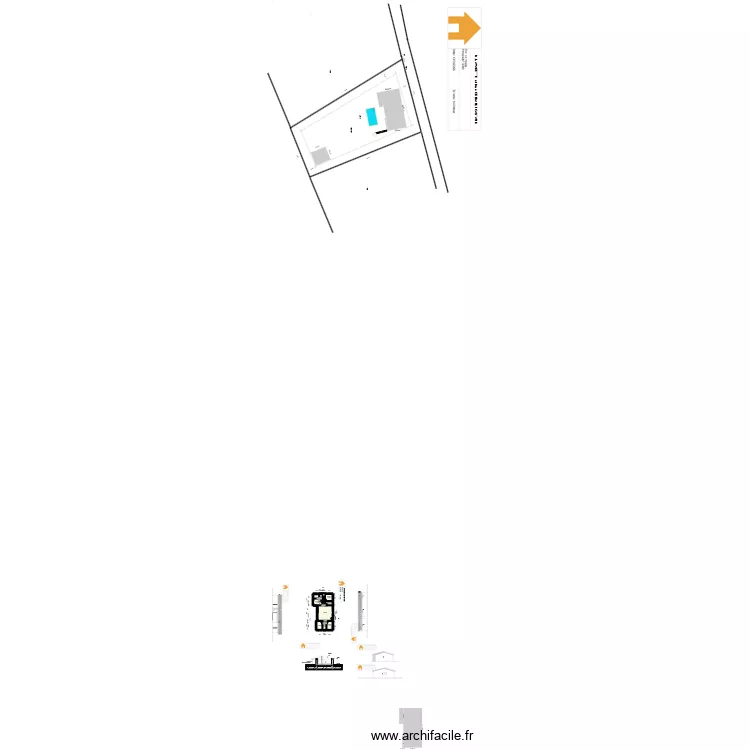 NAVARETTRE Peri facades. Plan de 23  et 132 m²