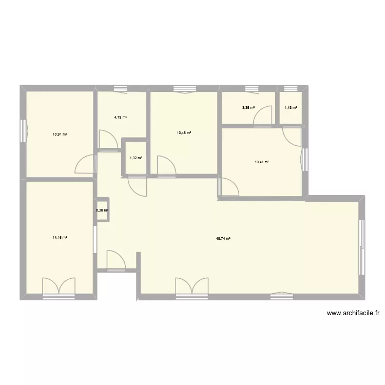 Travaux bournalieres. Plan de 10 et 106 m² Travaux bournalieres. Plan de 10 et 106 m²