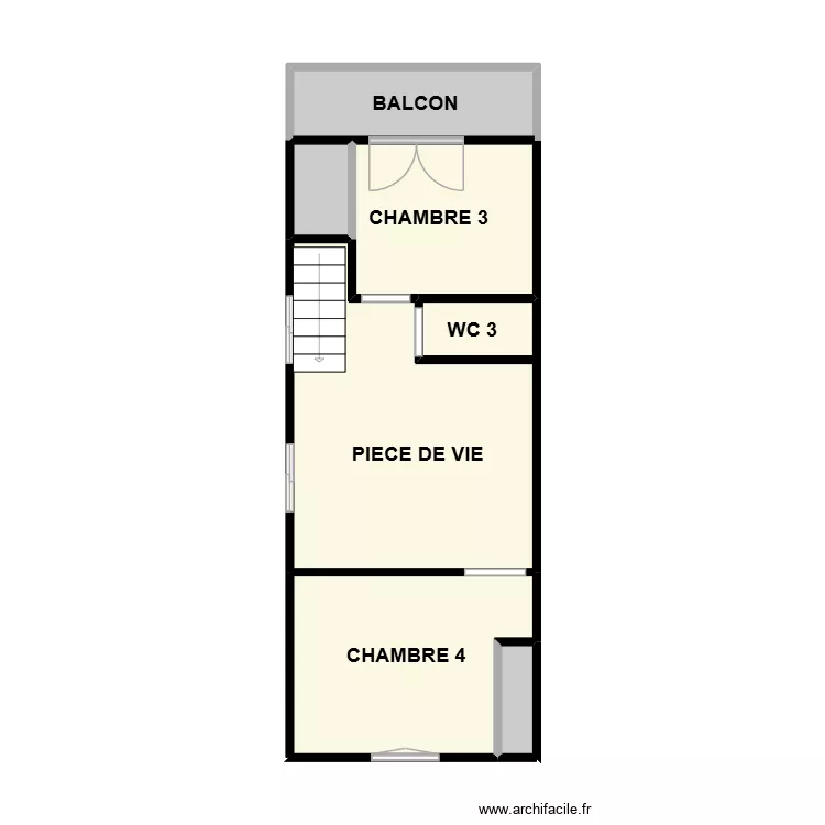 COLAS 1 ER. Plan de 7  et 35 m²