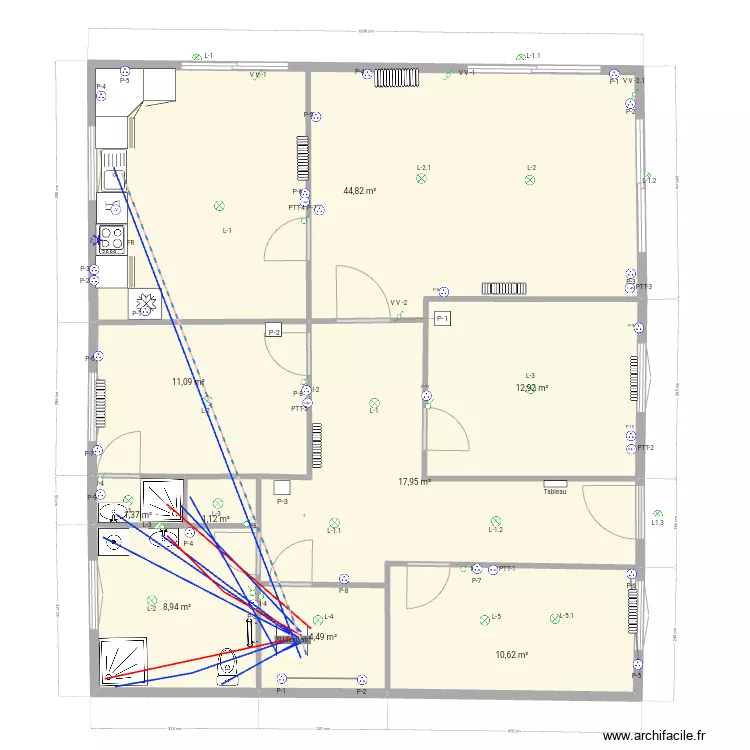 Musa k&ouml;y Su tesisati . Plan de 