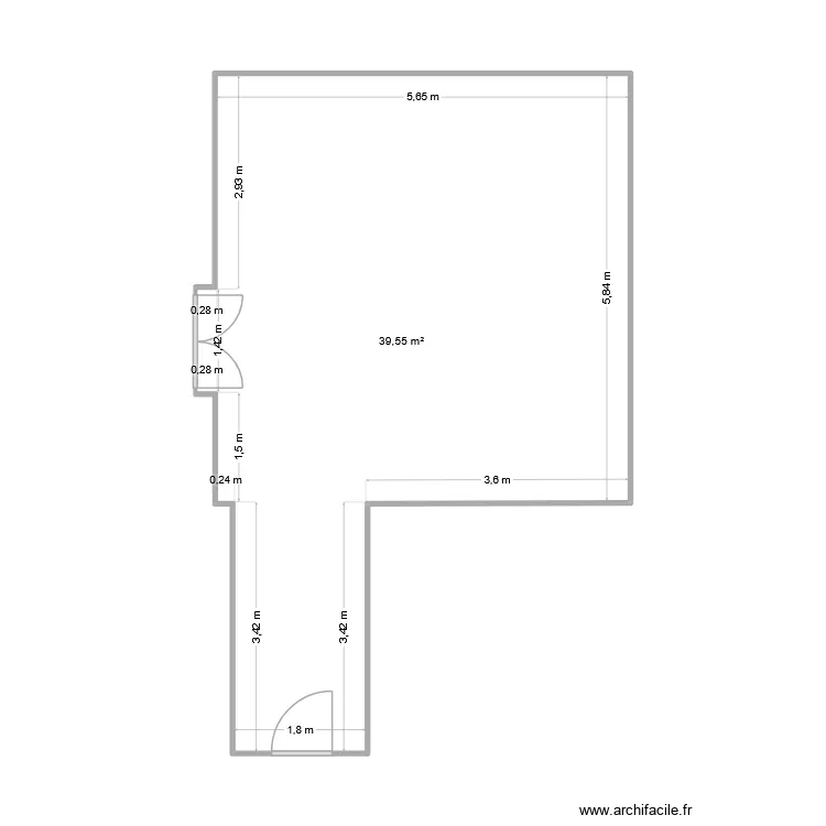 plan ancien CSE. Plan de 1 pièce et 40 m² plan ancien CSE. Plan de 1 pièce et 40 m²
