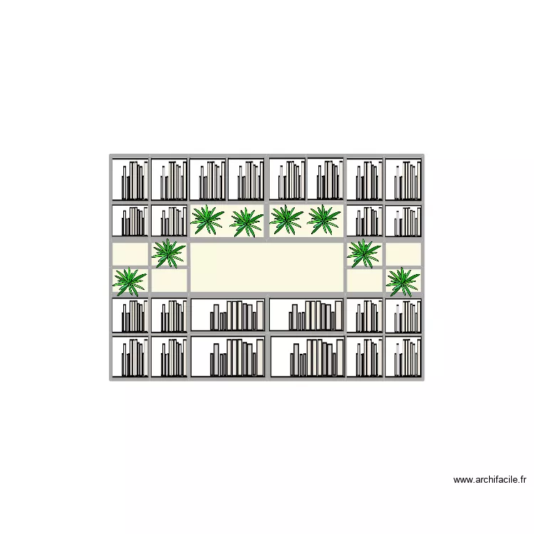 Meuble bibliothèque . Plan de Meuble bibliothèque . Plan de