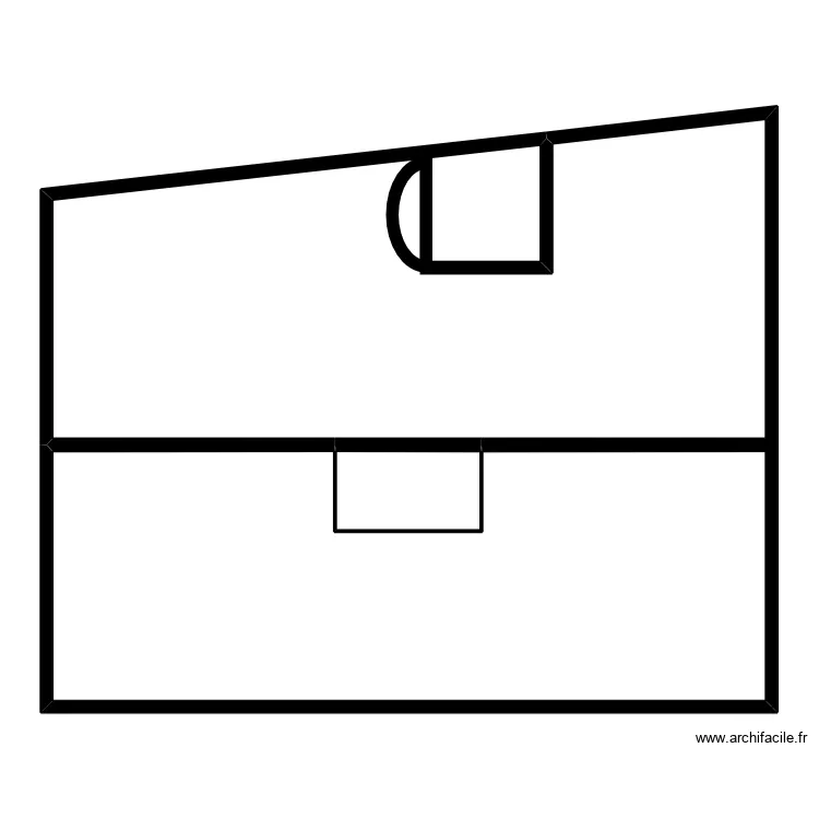 Combles 3 NB. Plan de 