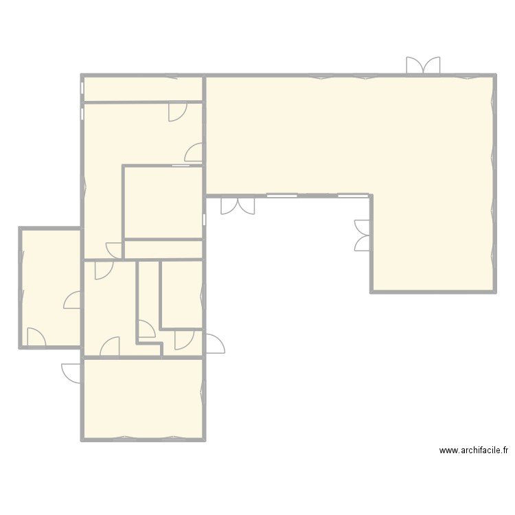 BAR MESURES. Plan de 8 pièces et 230 m2