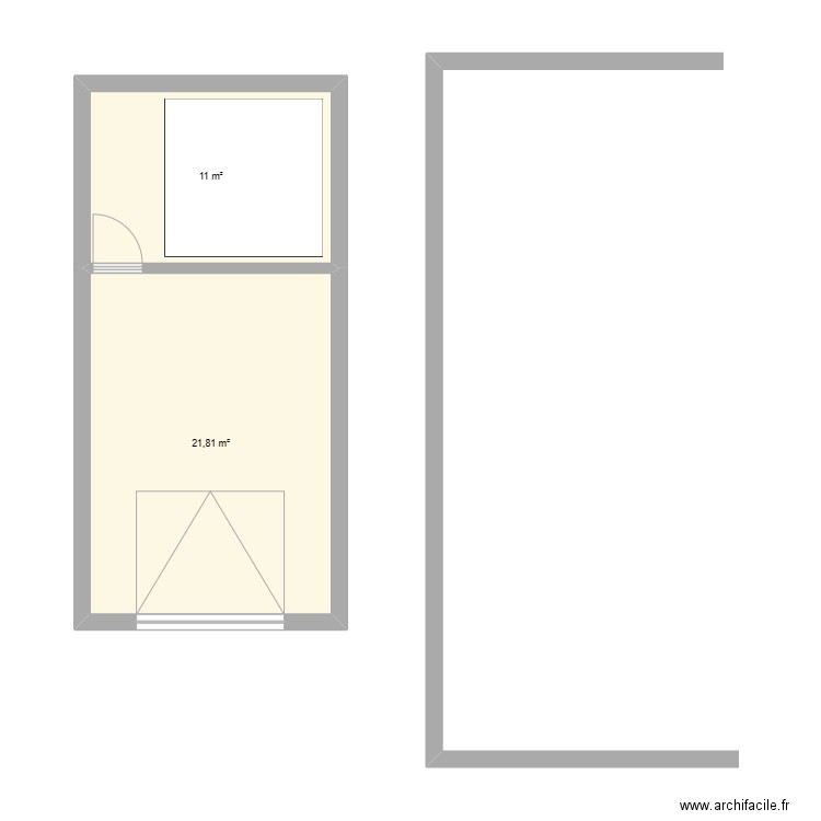 SILO-ABRI JARDIN. Plan de 0 pièce et 0 m2