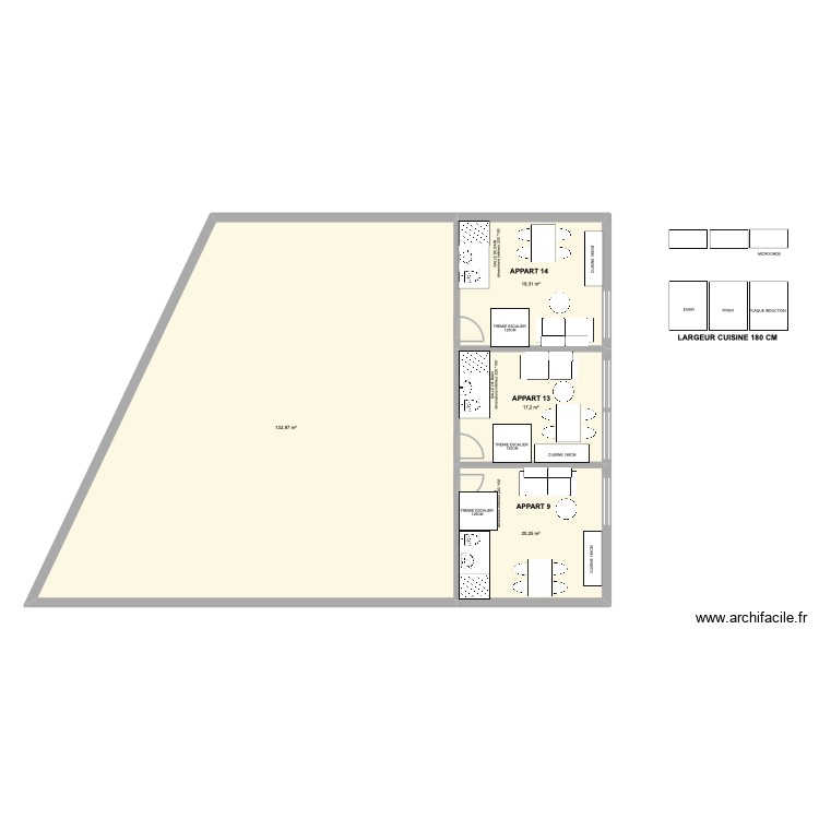 Bretonnerie. Plan de 0 pièce et 0 m2