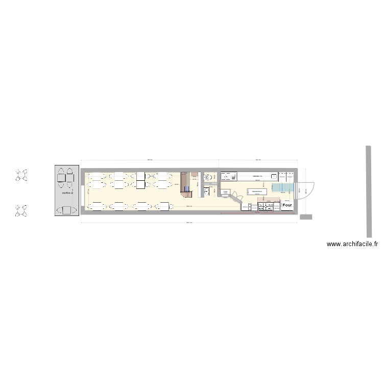 Restau Demi - Bar - v9. Plan de 0 pièce et 0 m2